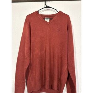 FIELD & STREAM Men’s Long Sleeve Knit Sweater Rust Men's Size Large